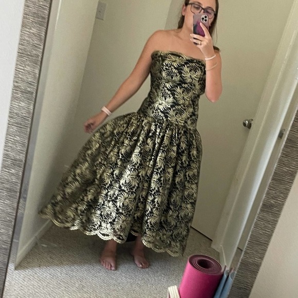 Vintage Saks 5th Avenue Mario Forte for After 5 High Low Evening Gown - Picture 15 of 16